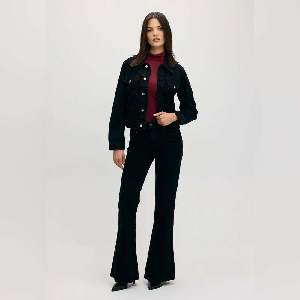 NWT Etica Atlanta Mid Rise Flare - Onyx